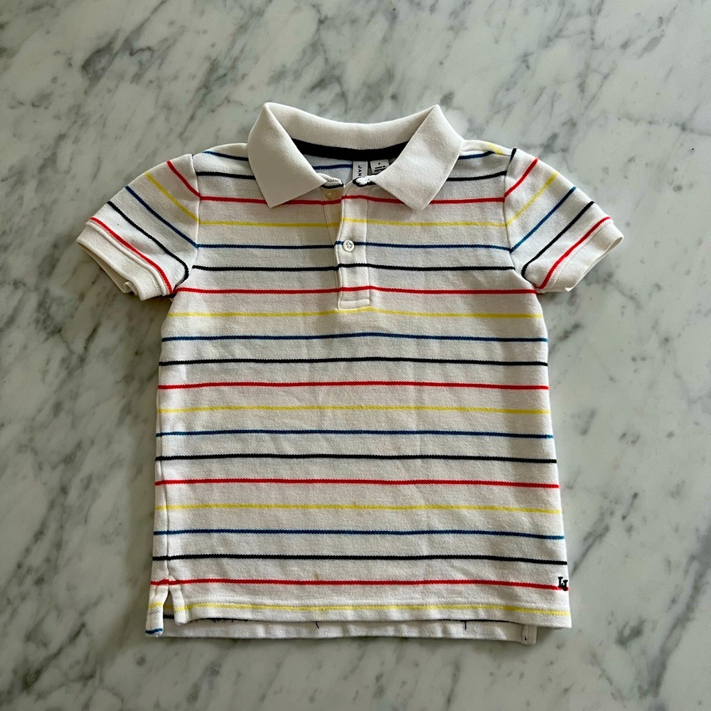 👕 Janie & Jack Striped Polo Shirt 👕